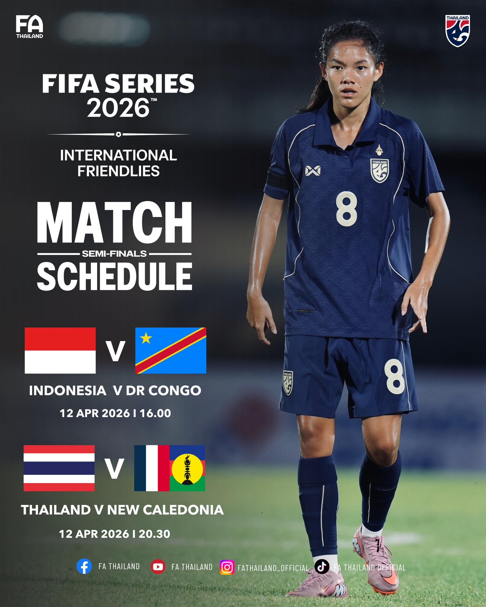 Indonesia sang Thái Lan tham dự FIFA Series 2026 1