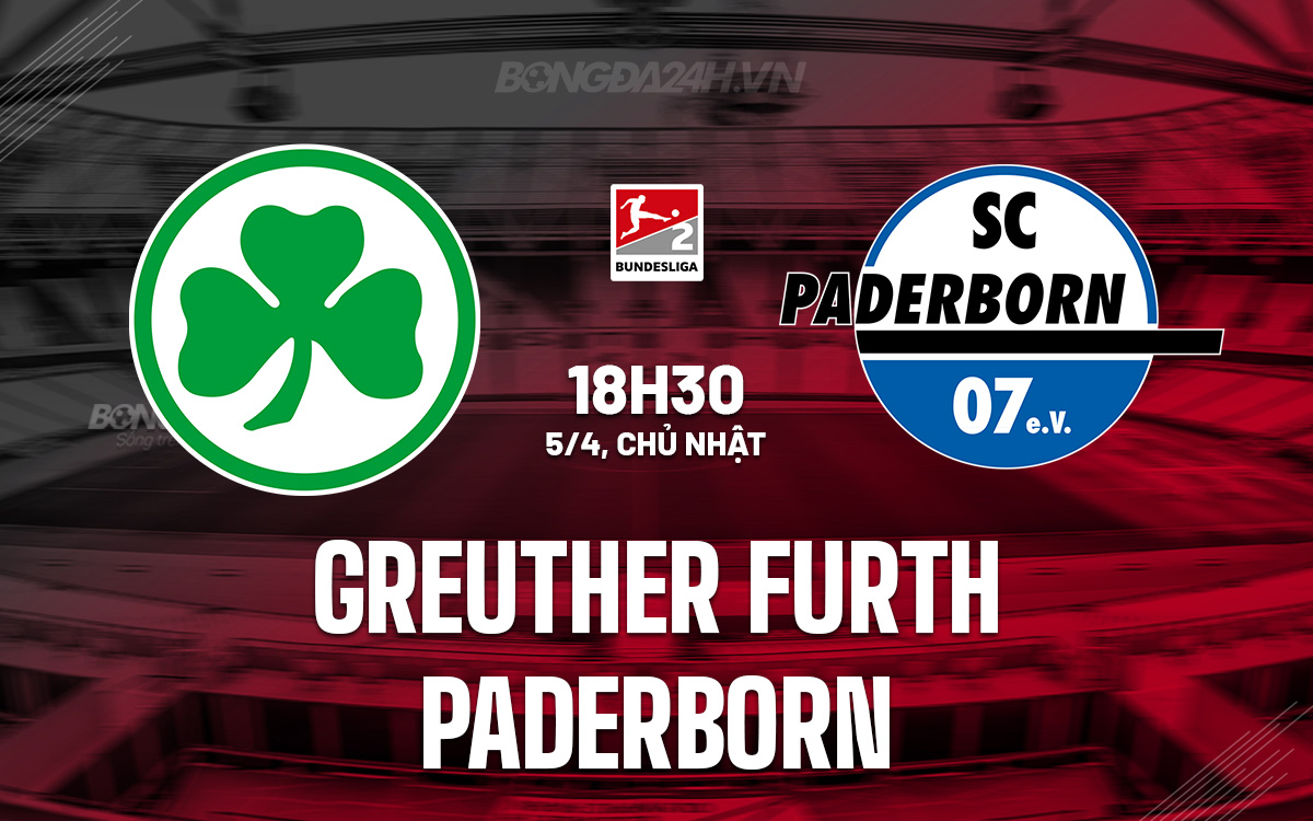 Greuther Furth vs Paderborn Greuther Furth vs Paderborn