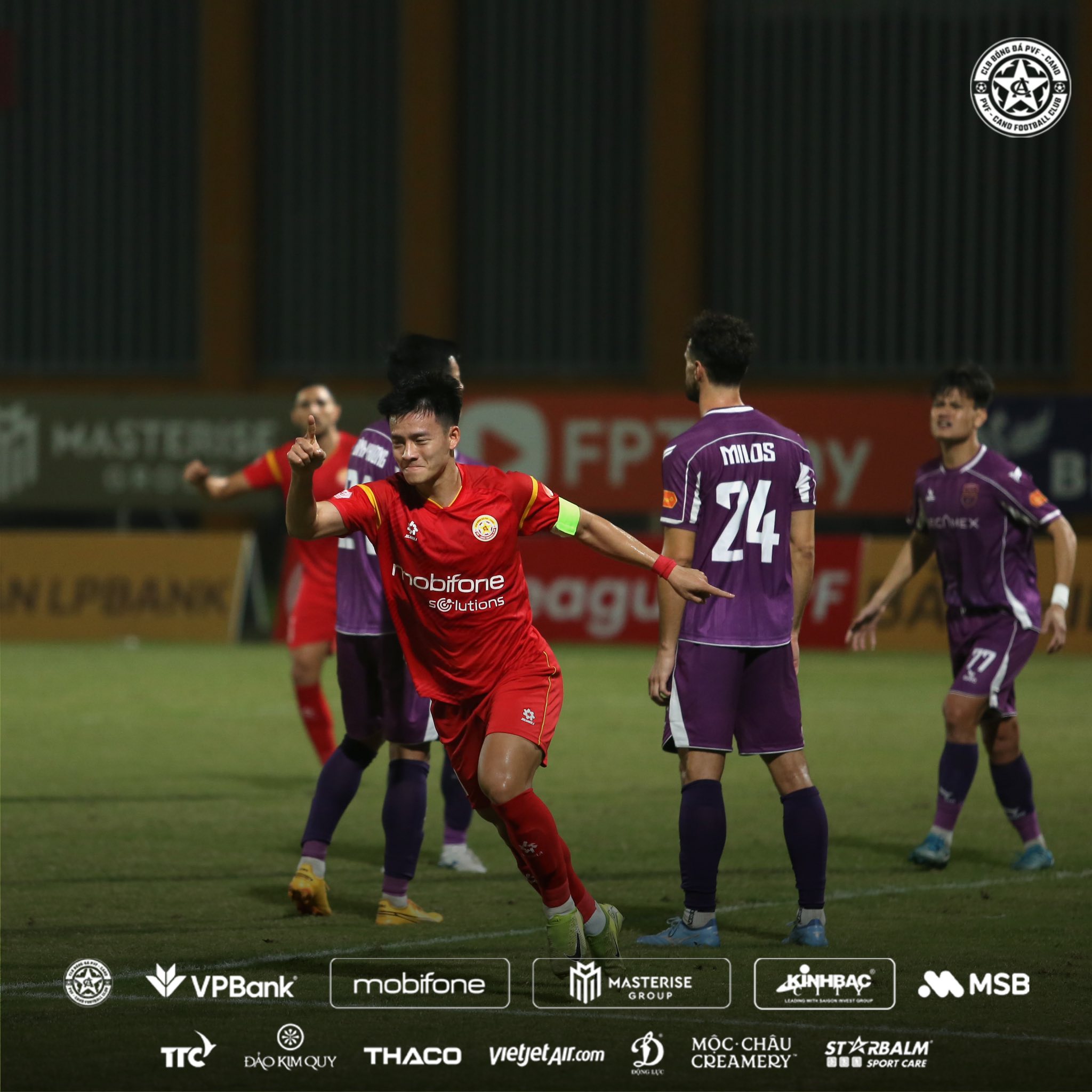 Thanh Nhàn ghi bàn thắng quý giá giúp PVFCAND cầm hòa Becamex TPHCM Thanh Nhan ghi ban thang quy gia giup PVFCAND cam hoa Becamex TPHCM