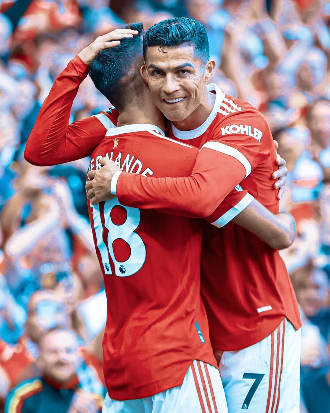 Bruno Fernandes Khoảnh khắc Ronaldo bước ra sân Old Trafford khiến tôi nổi da gà 1