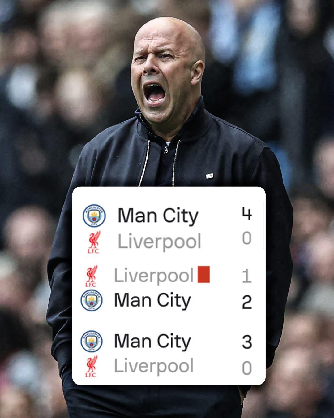 Giờ chỉ có phép màu mới cứu được ghế Arne Slot 2