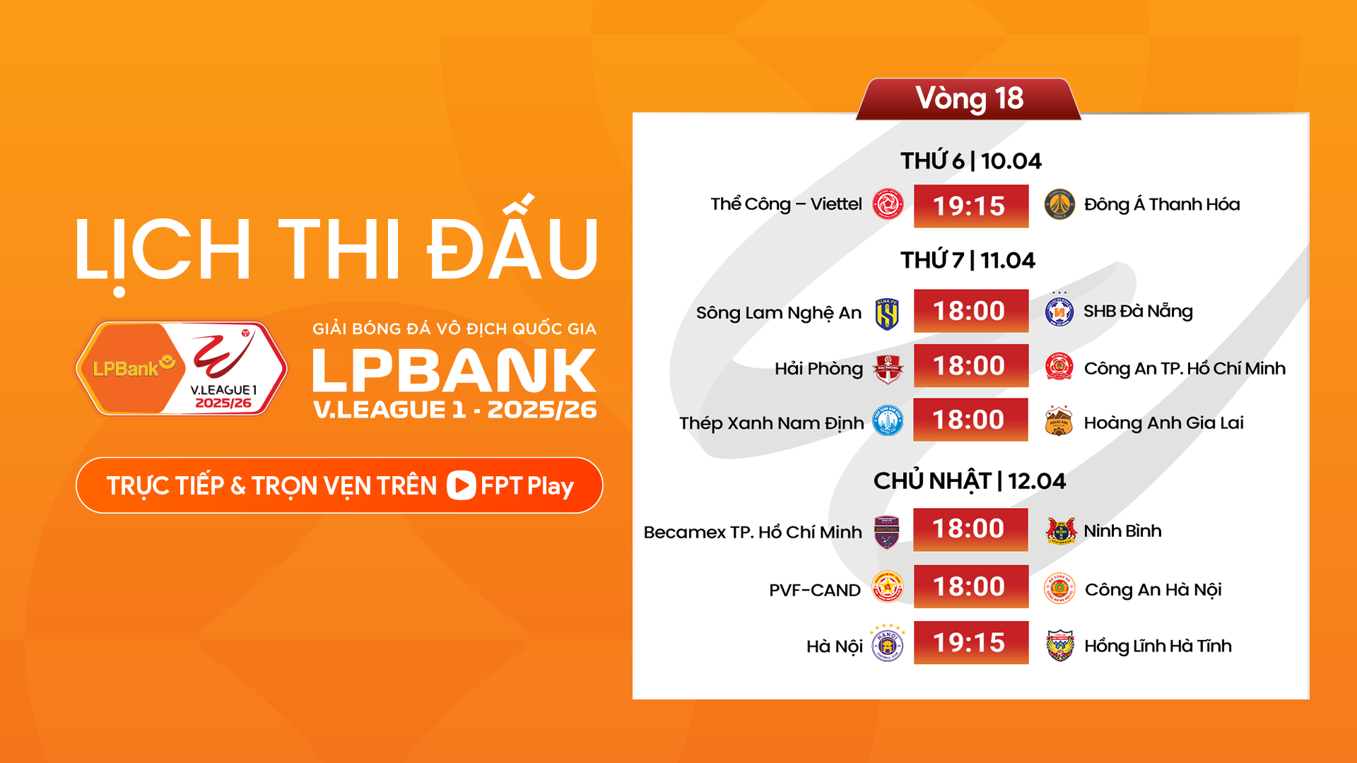 Toàn cảnh vòng 18 LPBank VLeague 1-202526 Khúc cua quyết định cho những tham vọng 3