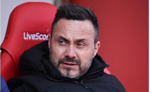 HLV Roberto De Zerbi moi ca doi Tottenham di an toi.