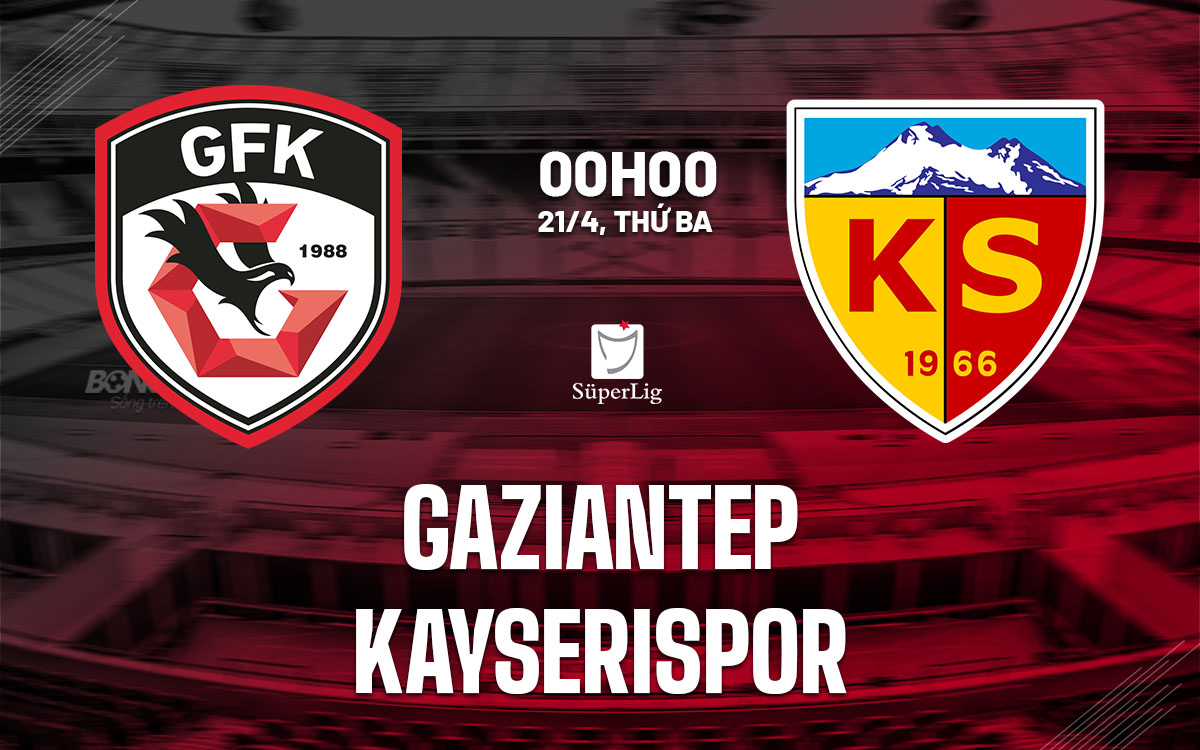 nhan dinh bong da du doan Gaziantep vs Kayserispor vdqg tho nhi ky hom nay