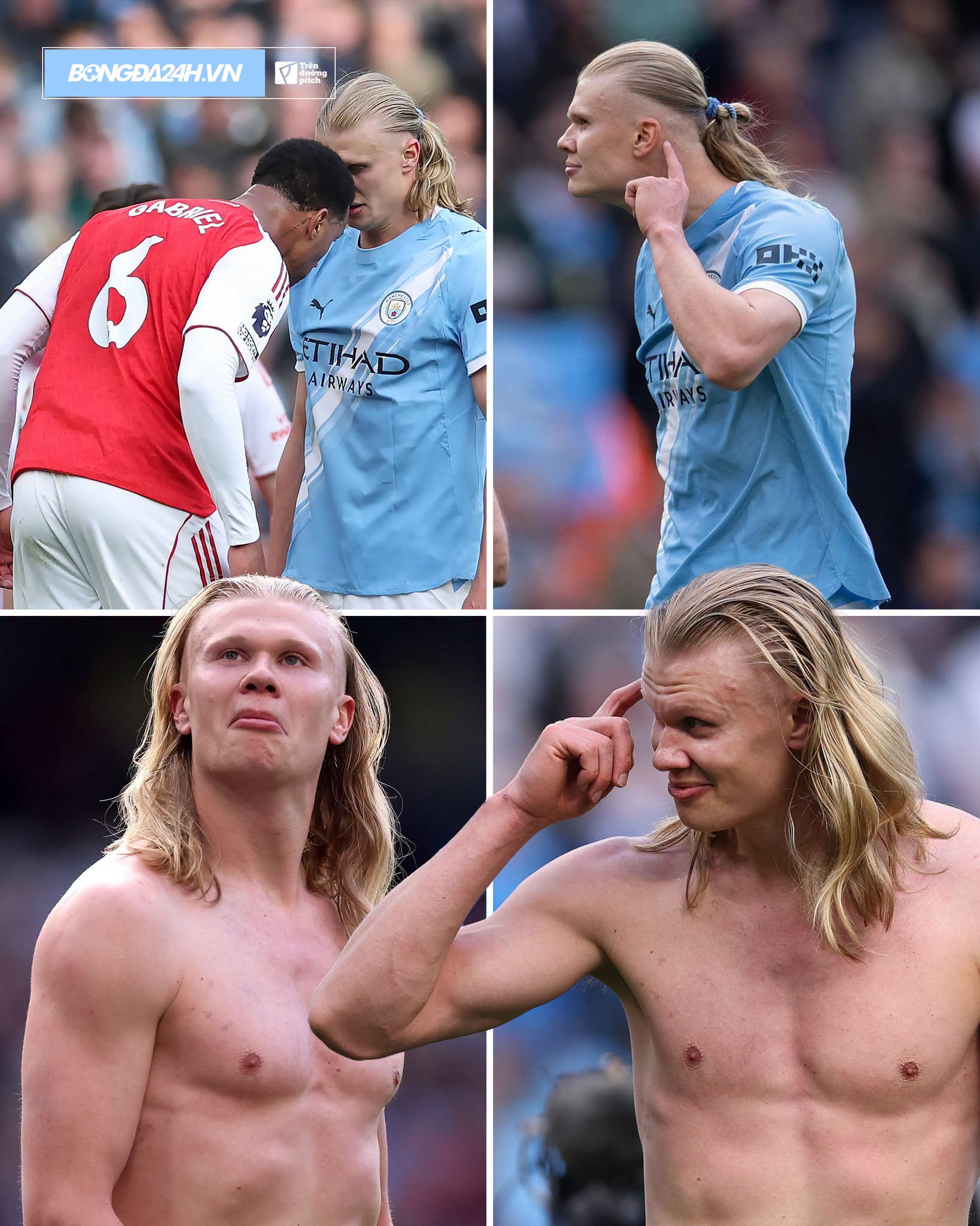 Haaland tỏa sáng trước Arsenal Khi bản lĩnh lớn hơn cả một bàn thắng 1