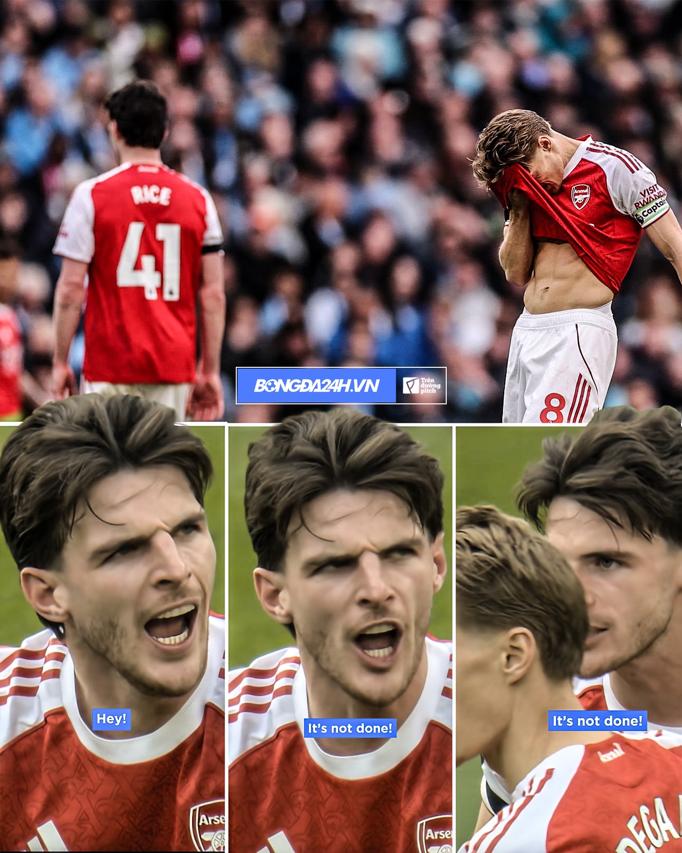 Martin Ødegaard là đội trưởng nhưng Declan Rice mới là thủ lĩnh của Arsenal 1