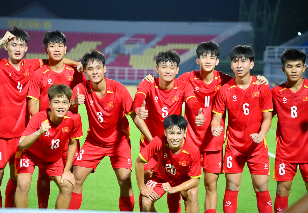 AFC dành lời khen đặc biệt cho hàng công của U17 Việt Nam 1