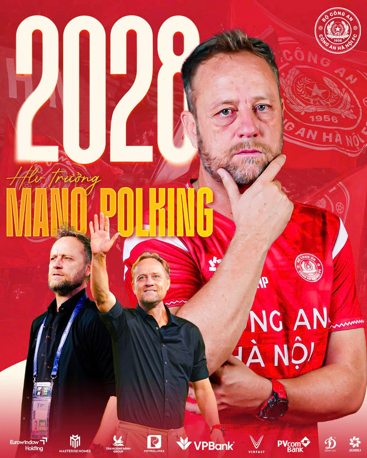 Tham vọng của CLB CAHN sau bản hợp đồng mới với HLV Polking 2