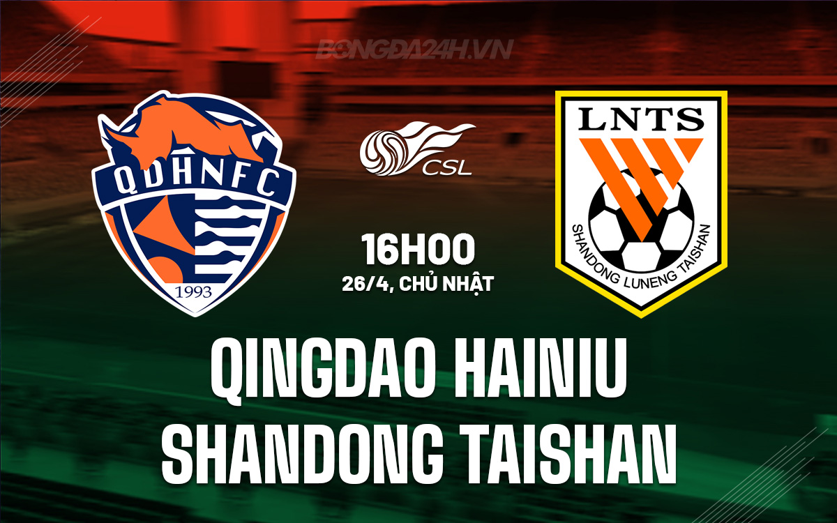 Qingdao Hainiu vs Shandong Taishan