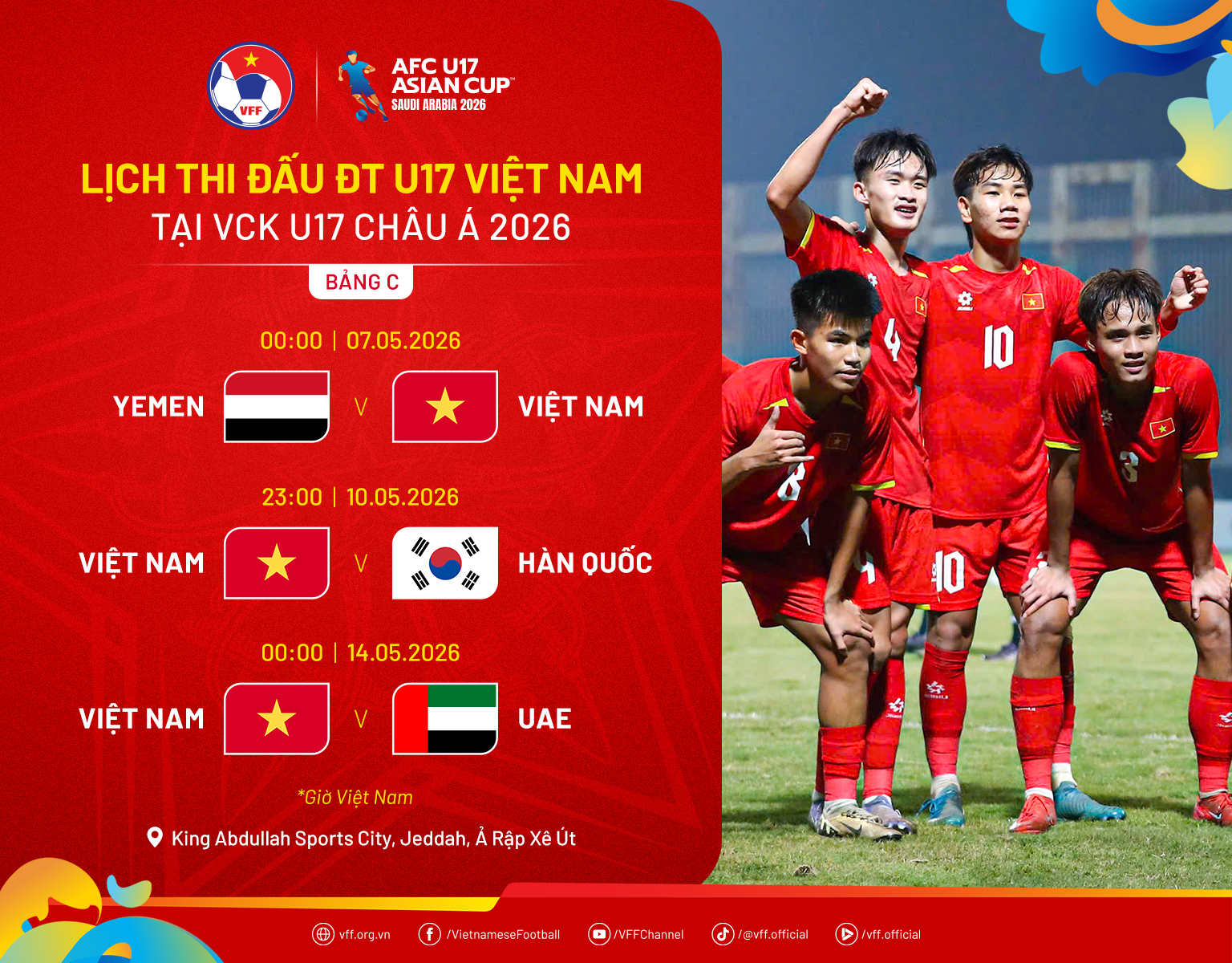 U17 Việt Nam để thua ngược Hàn Quốc trong ít phút cuối trận 3