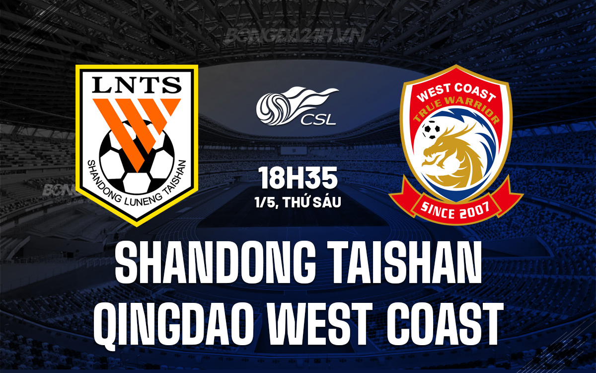 Shandong Taishan vs Qingdao West Coast