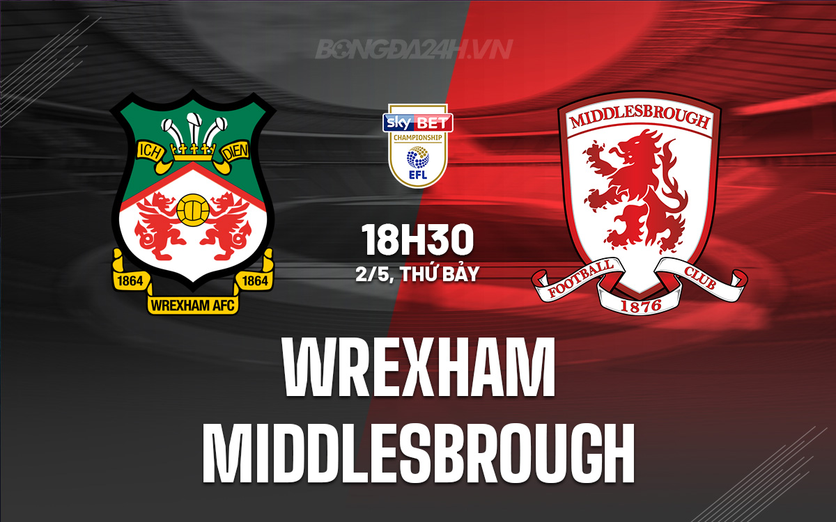 Wrexham vs Middlesbrough