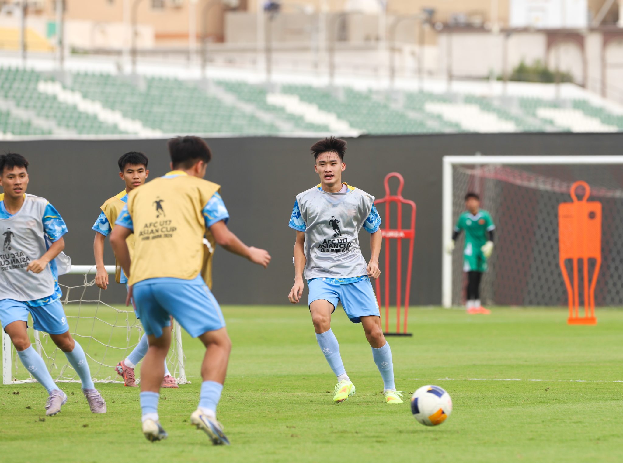 Nguyen Huynh dang Khoa the hien quyet tam truoc tran gap U17 Han Quoc