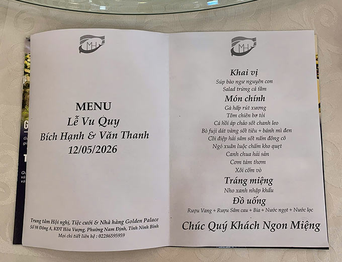 Vũ Văn Thanh làm đám cưới, dọn món gì 1 Vũ Văn Thanh làm đám cưới, dọn món gì 1