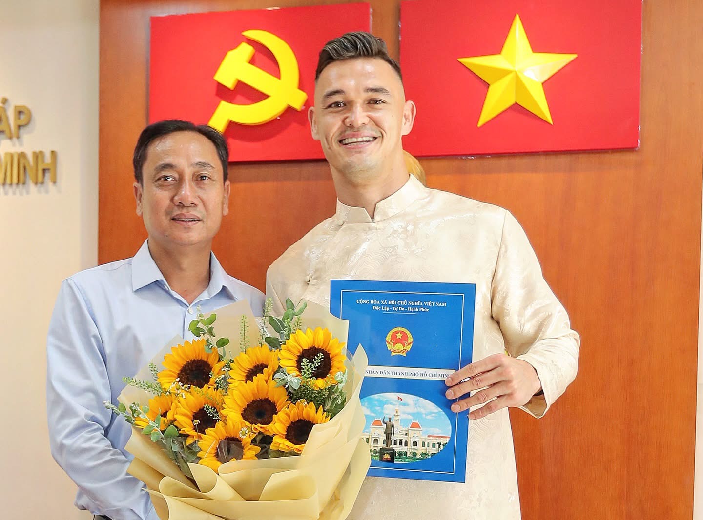 Patrik Le Giang hanh phuc khi duoc nhan quoc tich Viet Nam