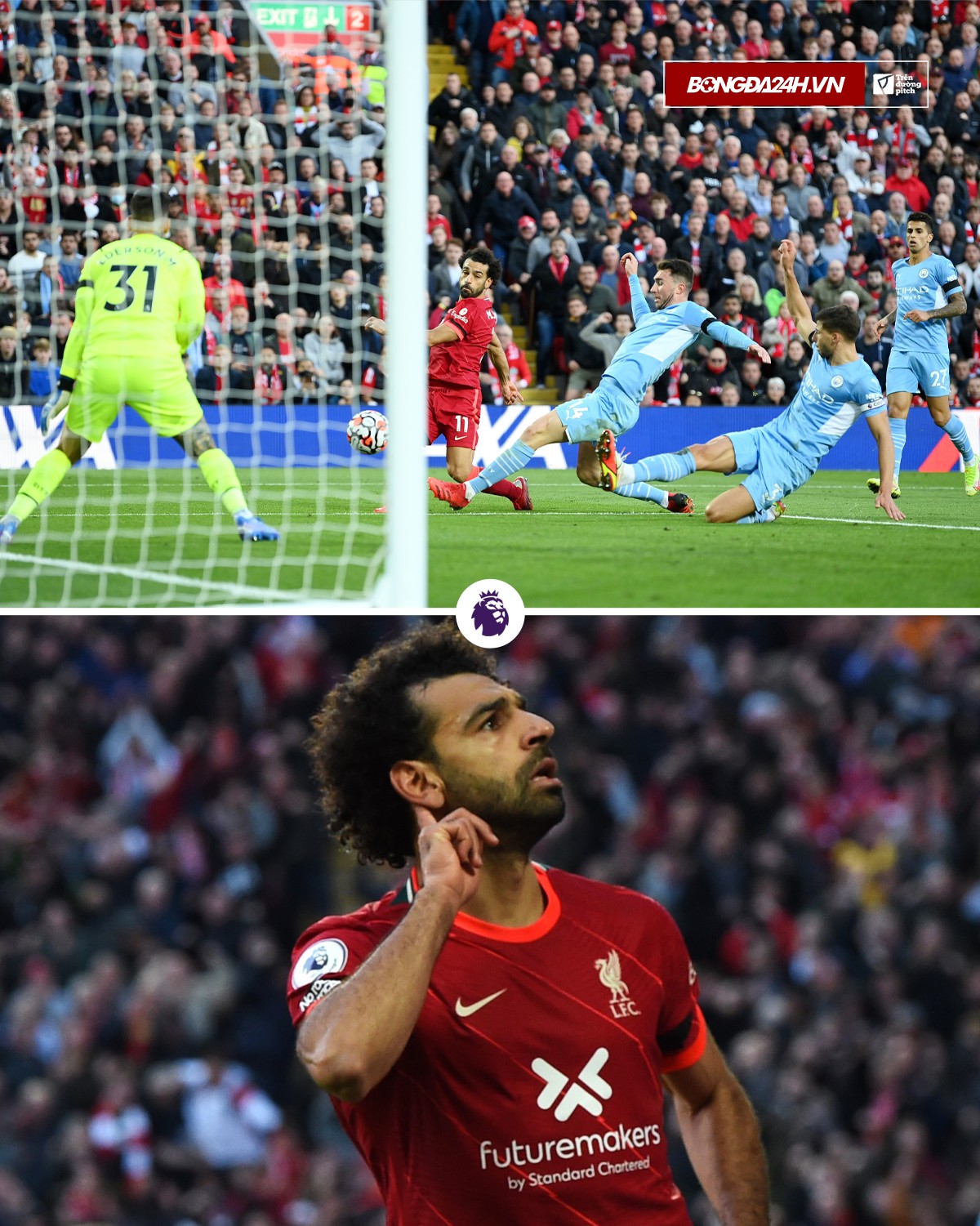 Sáu khoảnh khắc đáng nhớ của Mohamed Salah trong màu áo Liverpool 5 Sáu khoảnh khắc đáng nhớ của Mohamed Salah trong màu áo Liverpool 5