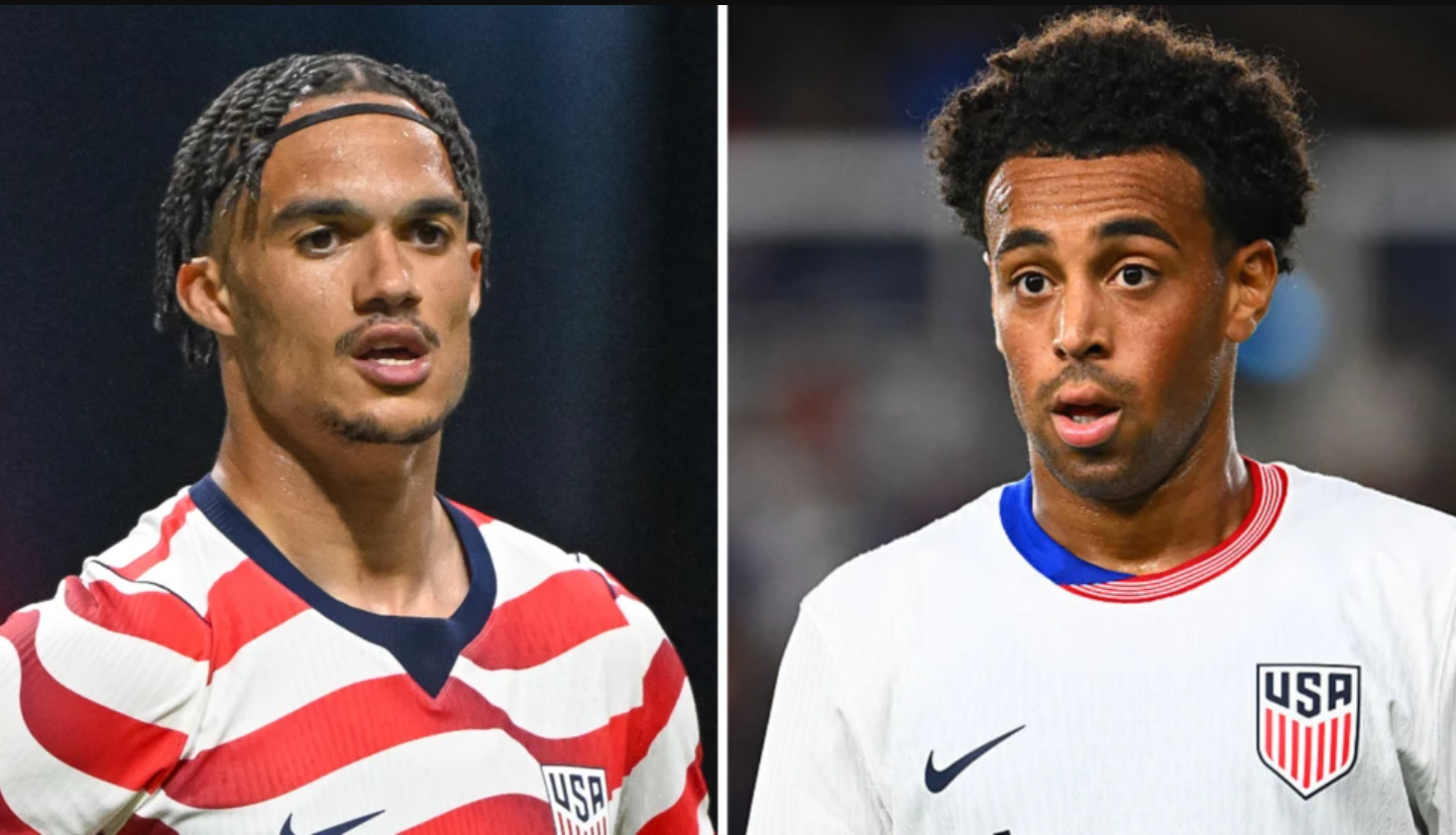 Antonee Robinson and Tyler Adams