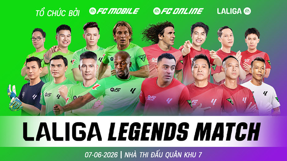 FC Mobile & FC Online khởi động “LaLiga Legends Match 2026” – huyền thoại El Clasico sẵn sàng bùng nổ 1