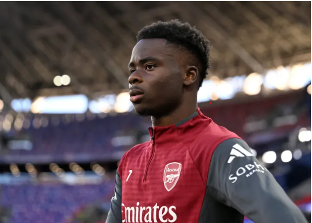 Arsenal nhận tin mới về chấn thương của Bukayo Saka 1