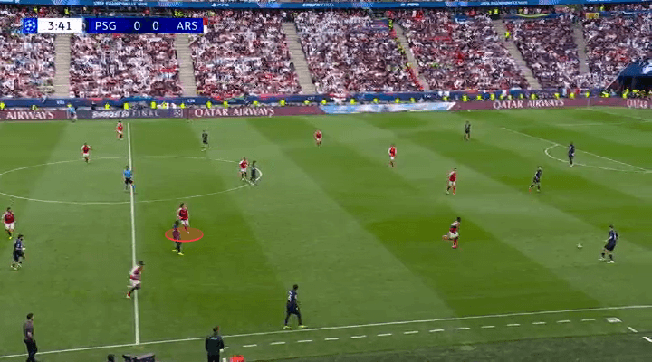 Arsenal đã kéo PSG vào trận chiến của mình, nhưng không thể bước ra với một chiến thắng 1