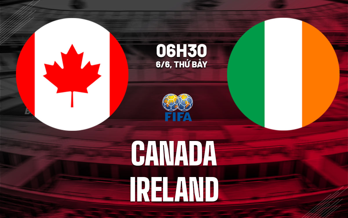 nhan dinh bong da du doan Canada vs Ireland giao huu quoc te hom nay