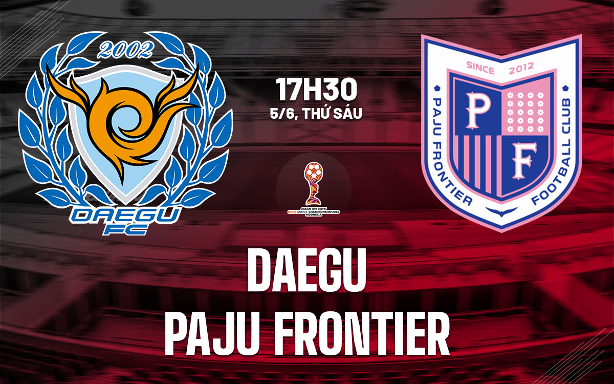 nhan dinh bong da du doan Daegu vs Paju Frontier hang 2 han quoc hom nay