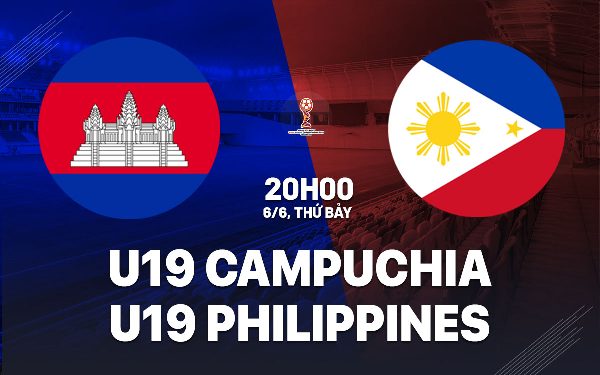 nhan dinh bong da du doan U19 Campuchia vs U19 Philippines giai u19 dong nam a hom nay