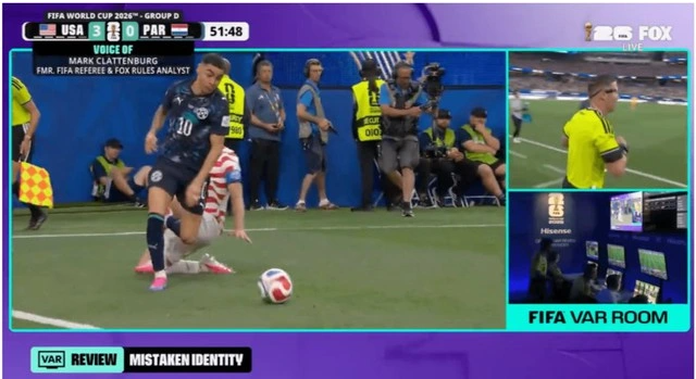 VAR làm điều này lần đầu tiên trong lịch sử VCK World Cup 1 VAR làm điều này lần đầu tiên trong lịch sử VCK World Cup 1