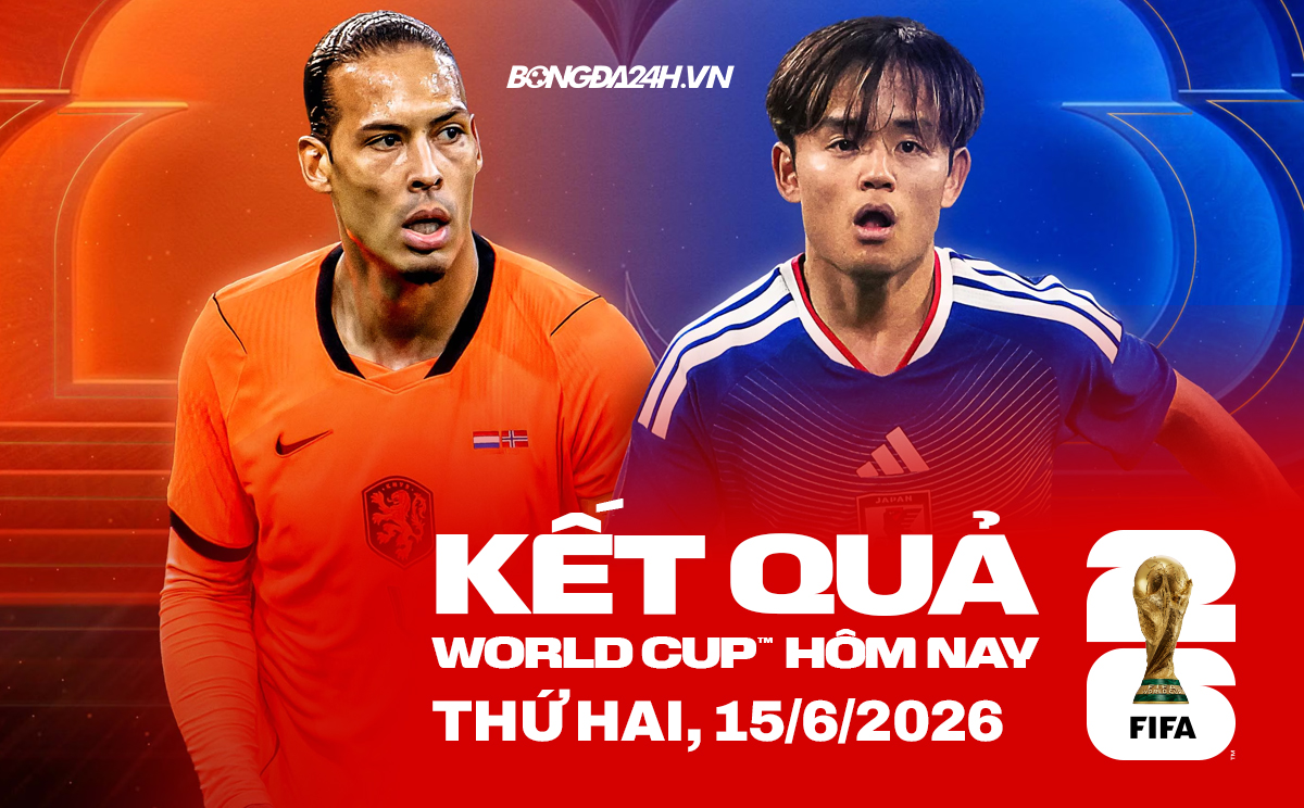 Kết quả bóng đá World Cup hôm nay 15/06 Kết quả bóng đá World Cup hôm nay 15/06