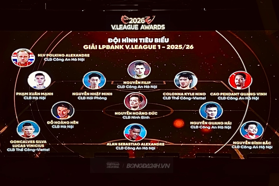 Đình Bắc vào đội hình tiêu biểu VLeague 202526 2 Đình Bắc vào đội hình tiêu biểu VLeague 202526 2