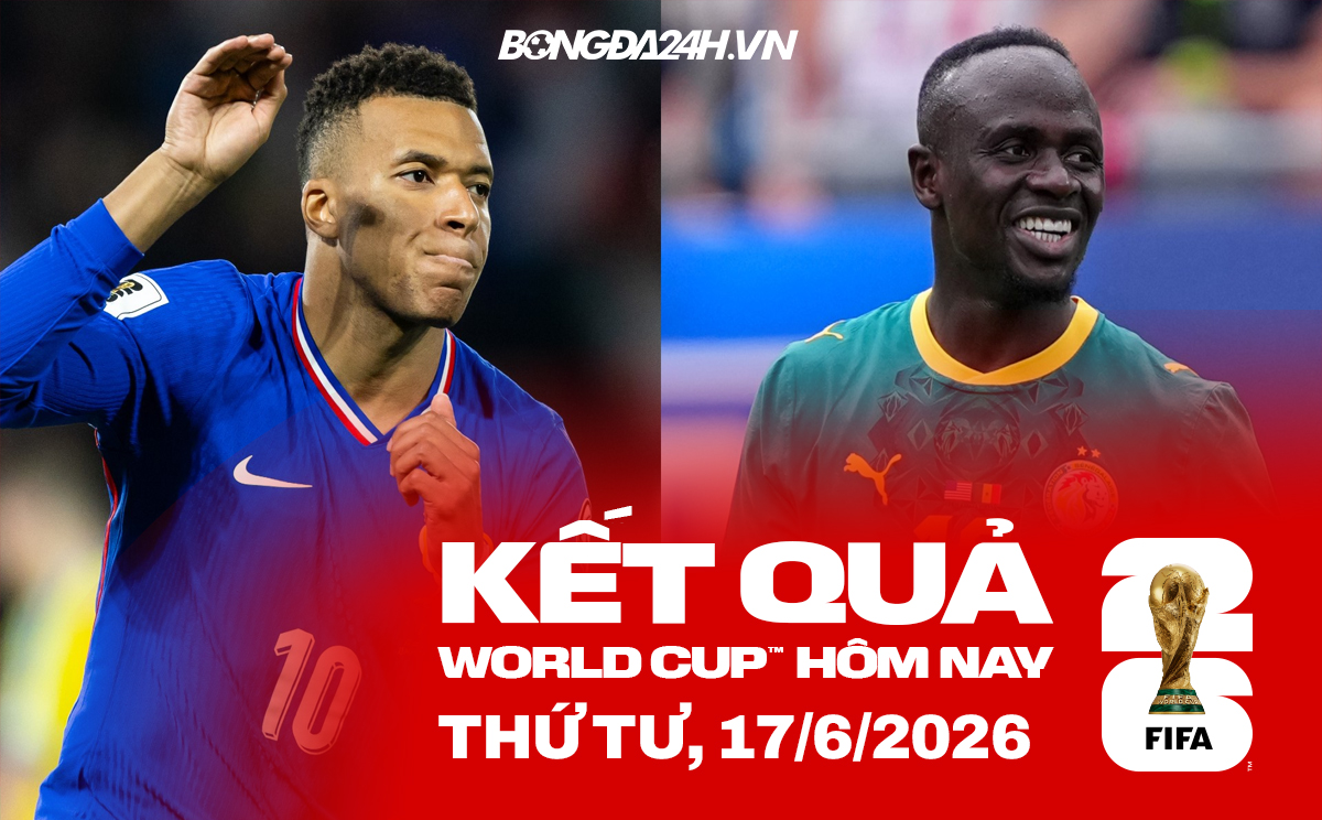 Kết quả bóng đá World Cup hôm nay 17/06 Kết quả bóng đá World Cup hôm nay 17/06