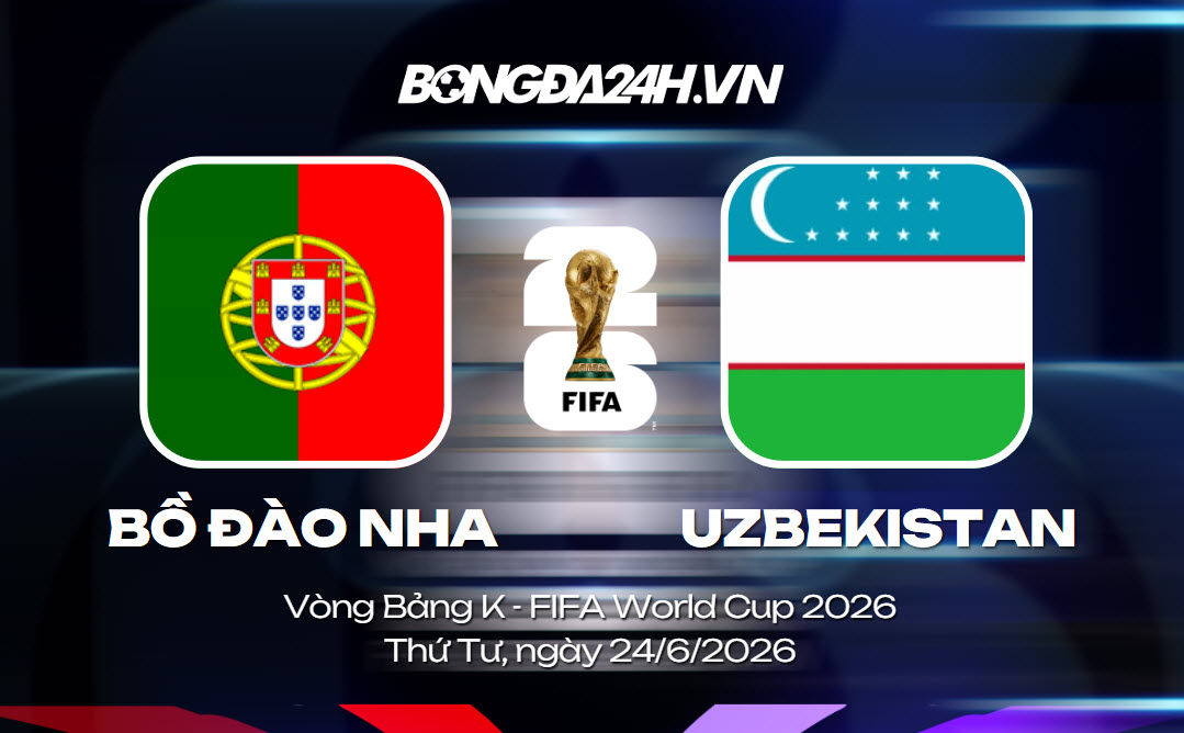 Đội hình Bồ Đào Nha vs Uzbekistan