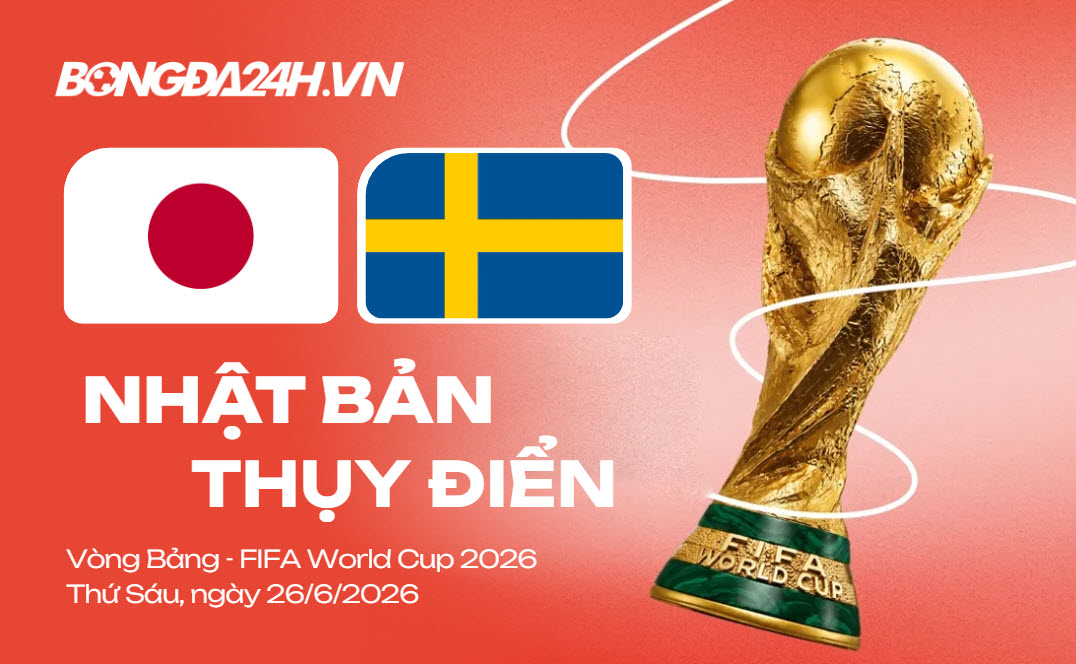 Đội hình Nhật Bản vs Thụy Điển hôm nay