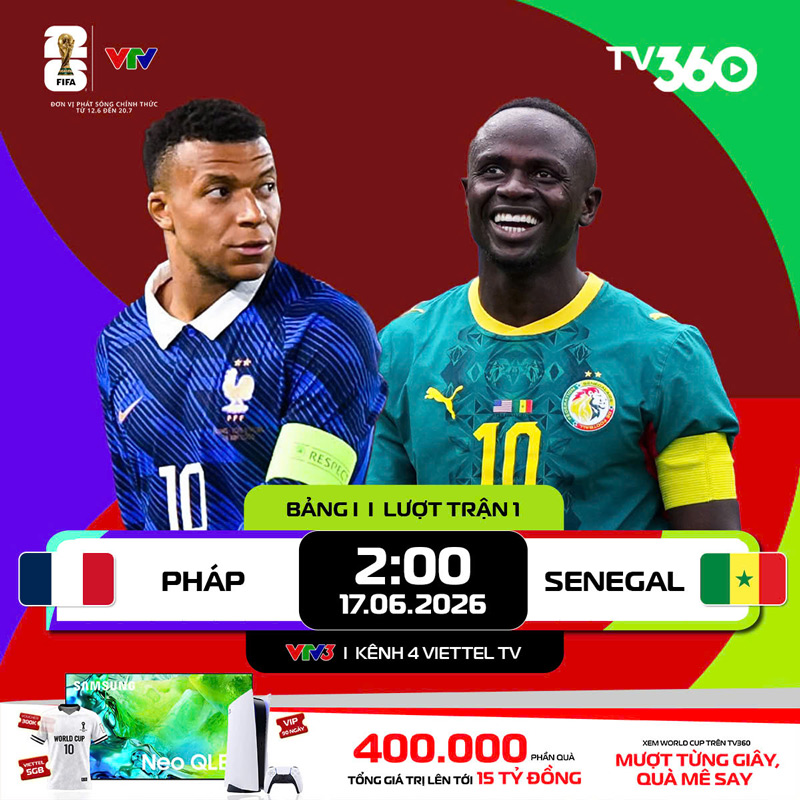 Đội hình Pháp vs Senegal chính thức lúc 02h00 ngày 1706 3