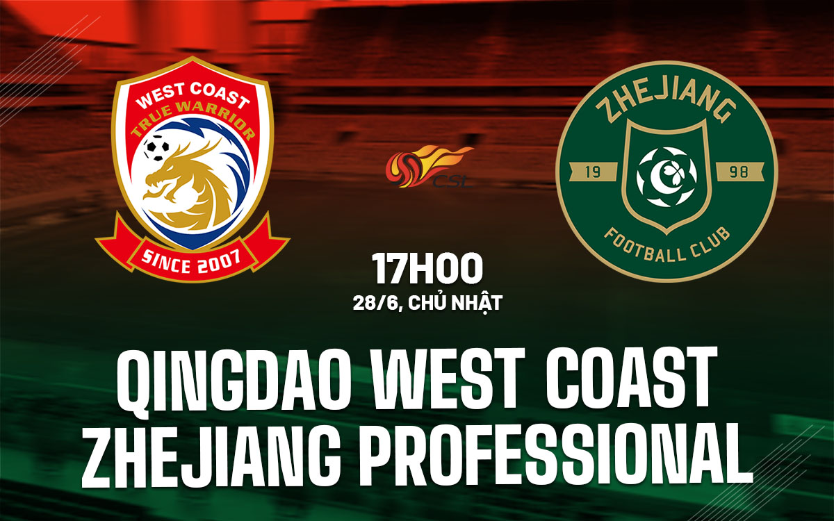 nhan dinh bong da du doan Qingdao West Coast vs Zhejiang Professional vdqg trung quoc hom nay