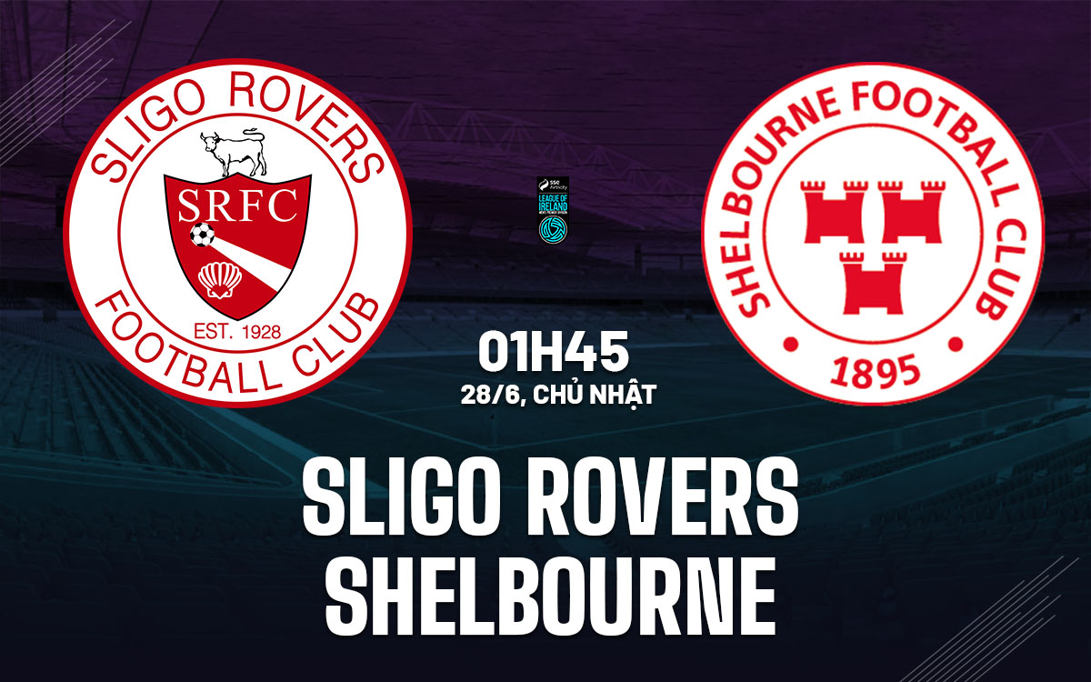 nhan dinh bong da du doan Sligo Rovers vs Shelbourne vdqg ireland hom nay