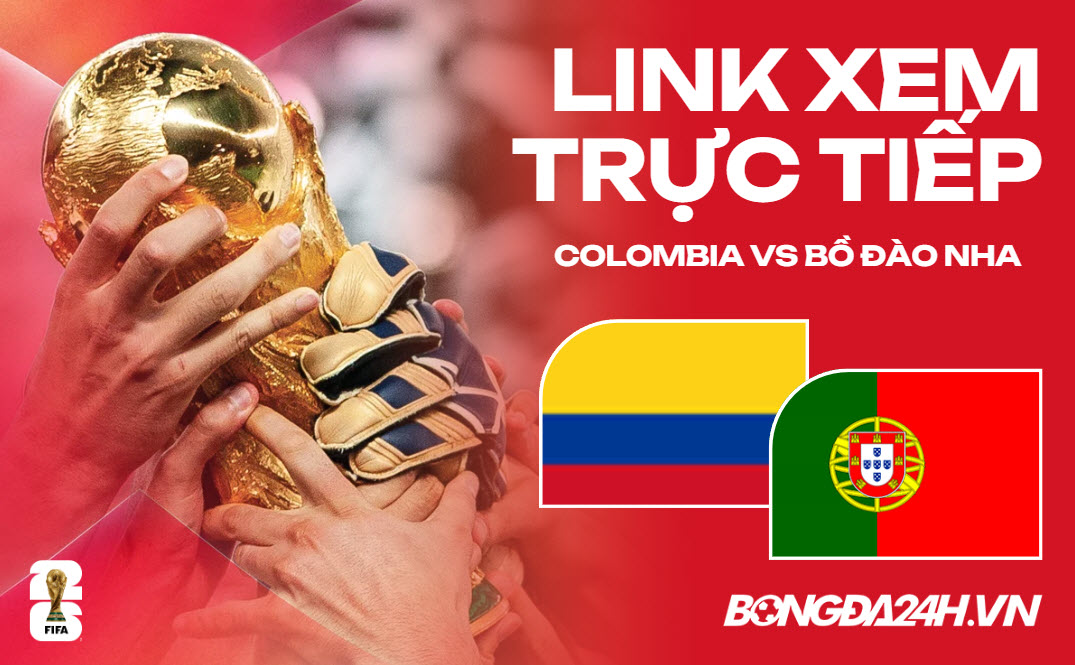 Link xem trực tiếp Colombia vs Bồ Đào Nha