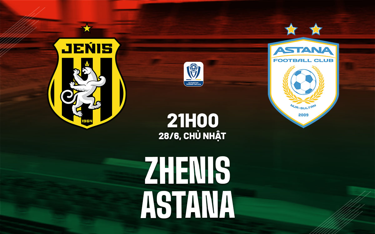 nhan dinh bong da du doan Zhenis vs Astana hom nay
