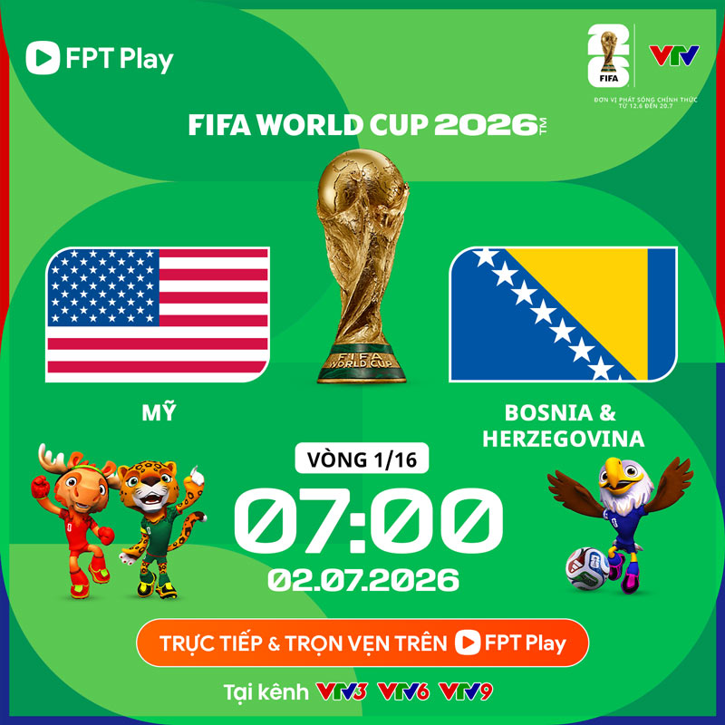 Mỹ vs Bosnia link xem trực tiếp trên VTV hôm nay 1