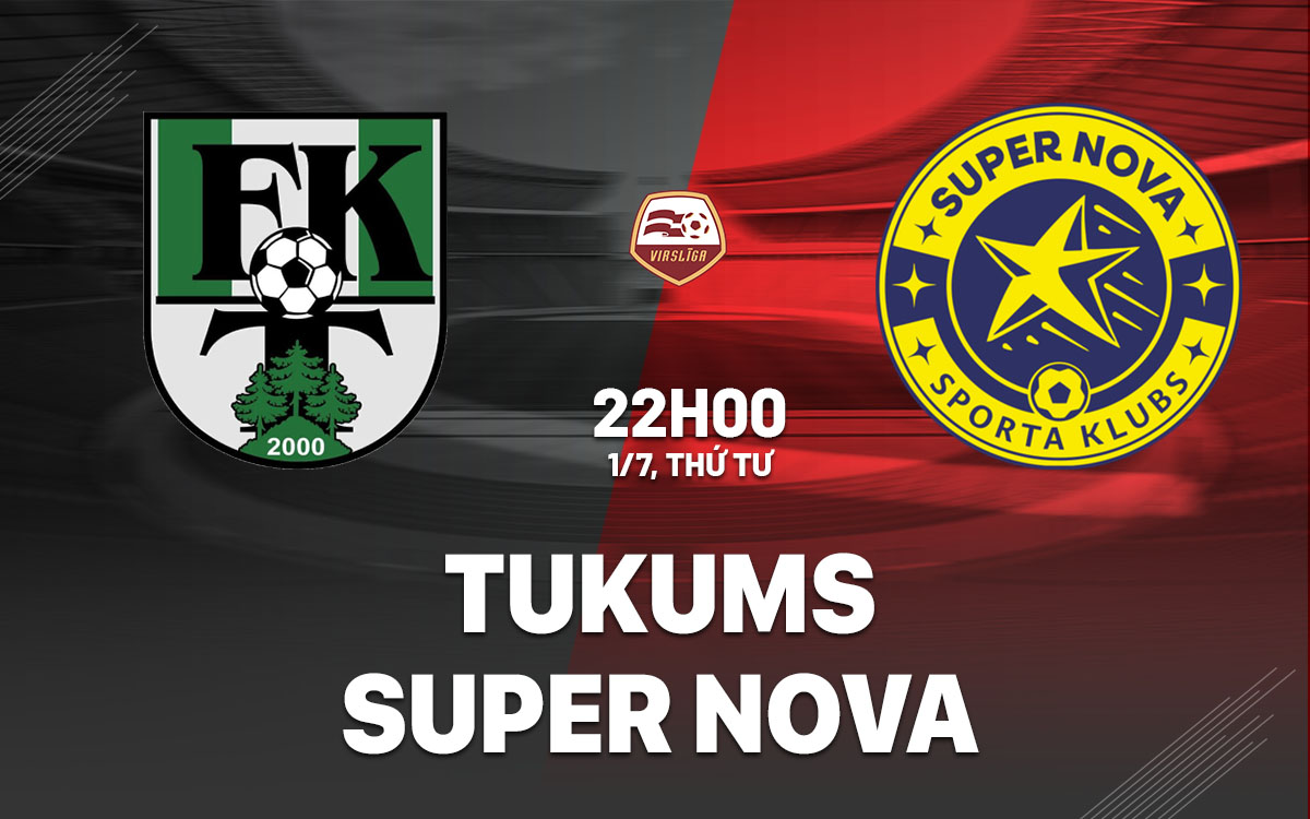 nhan dinh bong da du doan Tukums vs Super Nova vdqg latvia hom nay