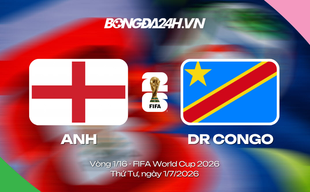 Đội hình Anh vs DR Congo lúc 23h
