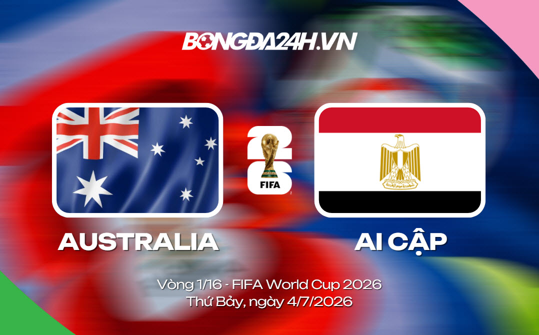 Đội hình Australia vs Ai Cập lúc 1h