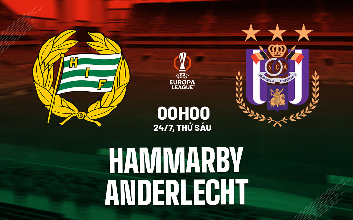 nhan dinh bong da du doan Hammarby vs Anderlecht cup c2 chau au europa league hom nay