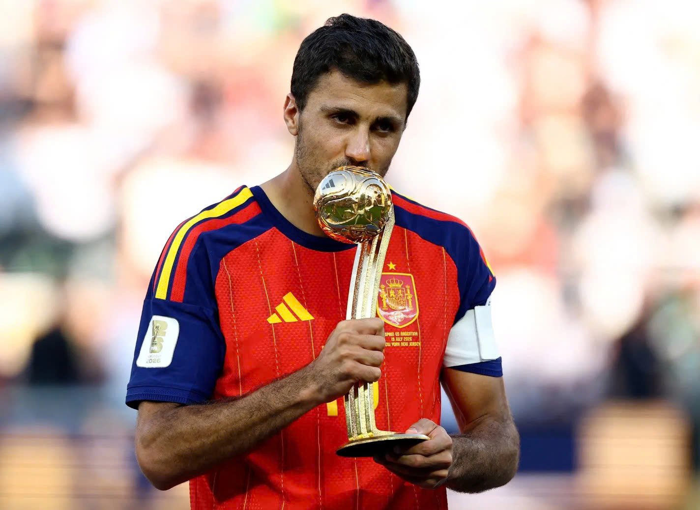 Rodri trở thành chủ nhân của danh hiệu cá nhân xuất sắc nhất World Cup 2026 Rodri tro thanh chu nhan cua danh hieu ca nhan xuat sac nhat World Cup 2026