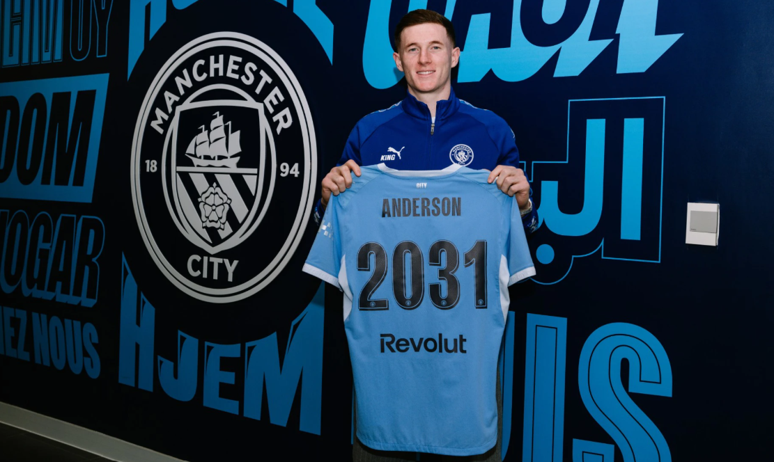 Manchester City trình làng 'bom tấn' Elliot Anderson Manchester City trinh lang 'bom tan' Elliot Anderson