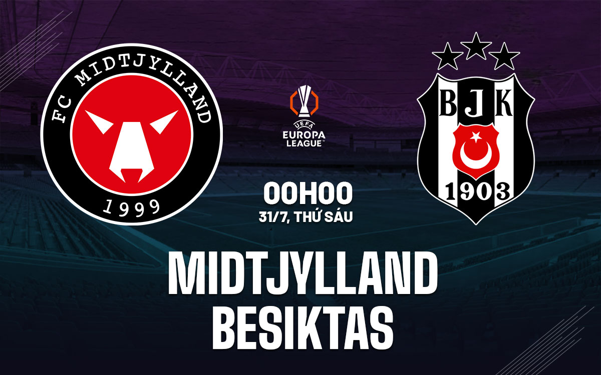 nhan dinh bong da du doan Midtjylland vs Besiktas cup c2 chau au europa league hom nay