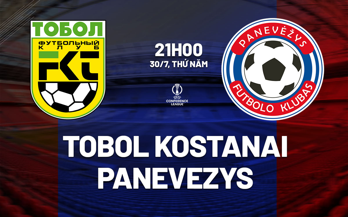 nhan dinh bong da du doan Tobol Kostanai vs Panevezys cup c3 chau au conference league hom nay