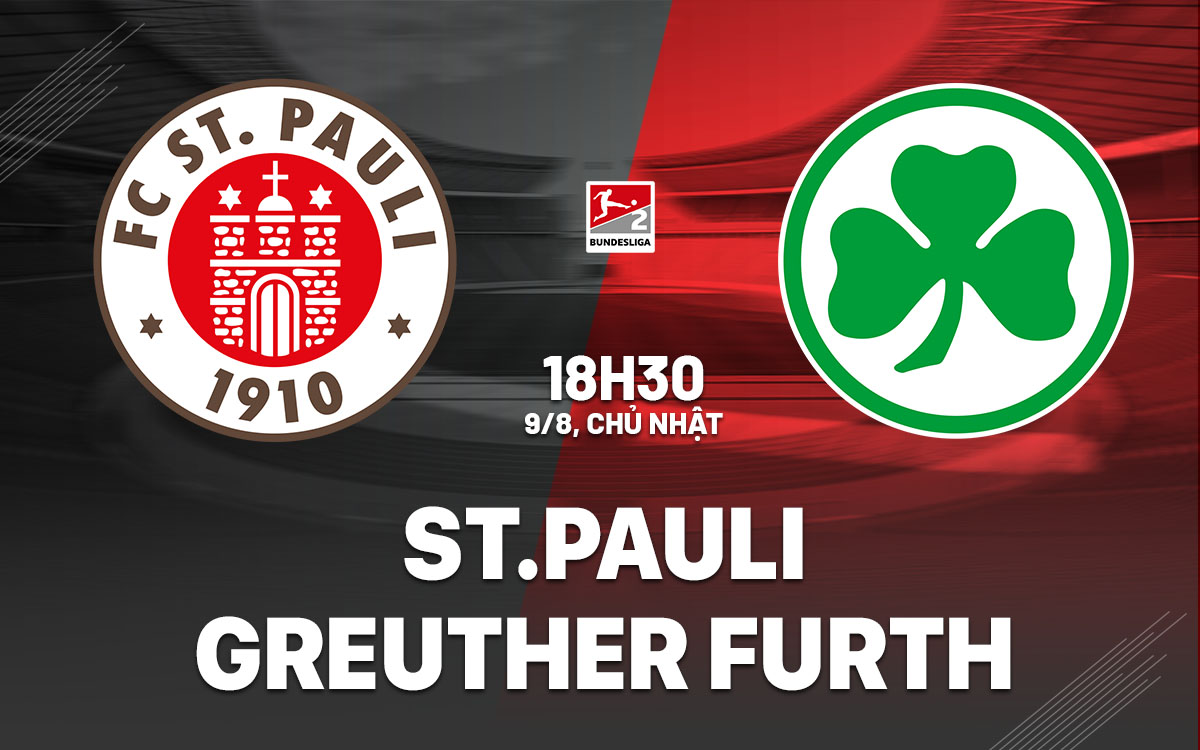 nhan dinh bong da du doan StPauli vs Greuther Furth hang 2 duc hom nay
