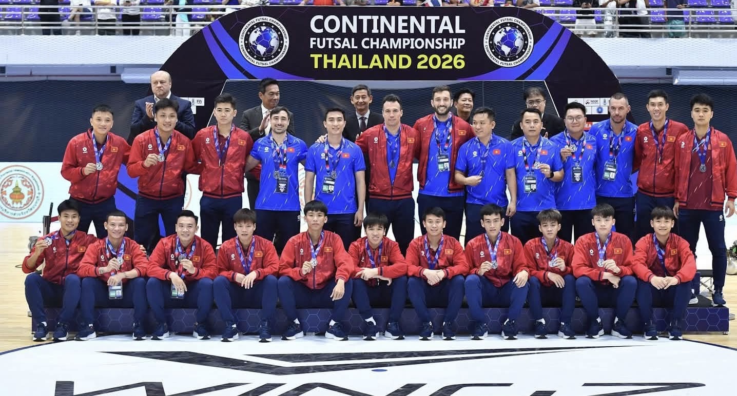 Futasl Viet Nam dung hang 3 tai Continental Championship 2026