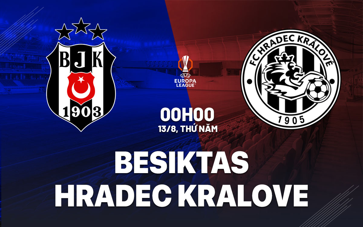 nhan dinh bong da du doan Besiktas vs Hradec Kralove cup c2 europa league hom nay